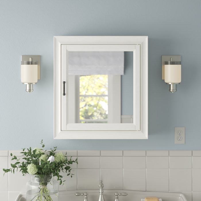 Andover Mills™ Jesse 23.75'' W 26'' H Surface Mount Framed Medicine